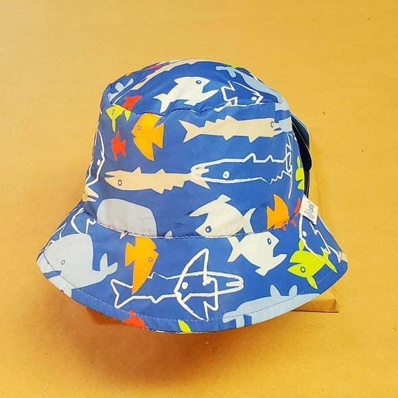 I Play Bucket Sun Hat 0-6 Months Blue - Picture 1 of 9